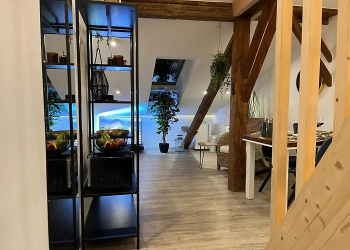 Апартаменты Voll Ausgestattete - Self Check-in - Kueche-parkplatz - Beyond Staying